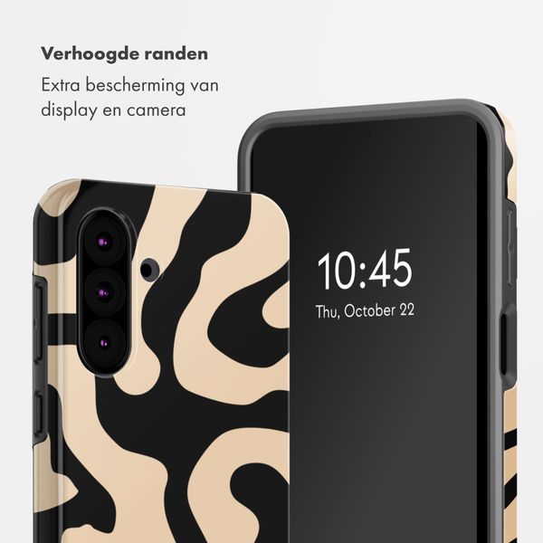 Selencia Vivid Backcover Samsung Galaxy A36 / A56 - Art Wave Black