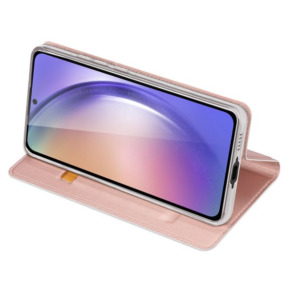 Dux Ducis Slim Softcase Bookcase Samsung Galaxy A55 - Rosé Goud