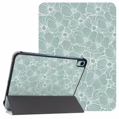 imoshion Design Trifold Bookcase Apple iPad 11 (2025) 11 inch A16 / iPad 10 (2022) 10.9 inch - Botanica