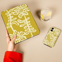 Selencia Vivid Tablet Case Apple iPad Air 11 inch (2026) M4 / (2025) M3 / (2024) M2 / Air 5 (2022) / Air 4 (2020) - Chalky Bloom