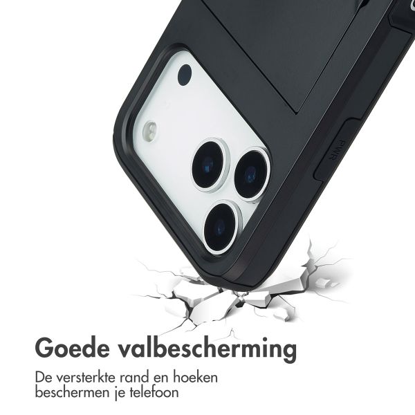 imoshion Backcover met pasjeshouder Apple iPhone 17 Pro Max - Zwart