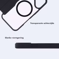 imoshion Transparante Bookcase met MagSafe Apple iPhone 17 - Zwart