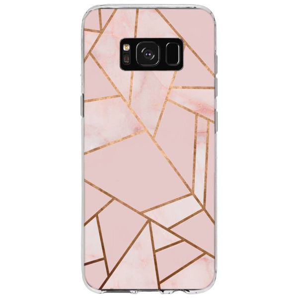 Design Backcover Samsung Galaxy S8 - Grafisch Roze / Koper