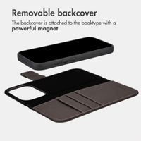 imoshion Detachable 2-in-1 Luxury Bookcase Apple iPhone 17 Pro - Brown