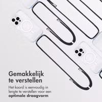 imoshion MagSafe Backcover met afneembaar koord Apple iPhone 16 Pro - Transparant