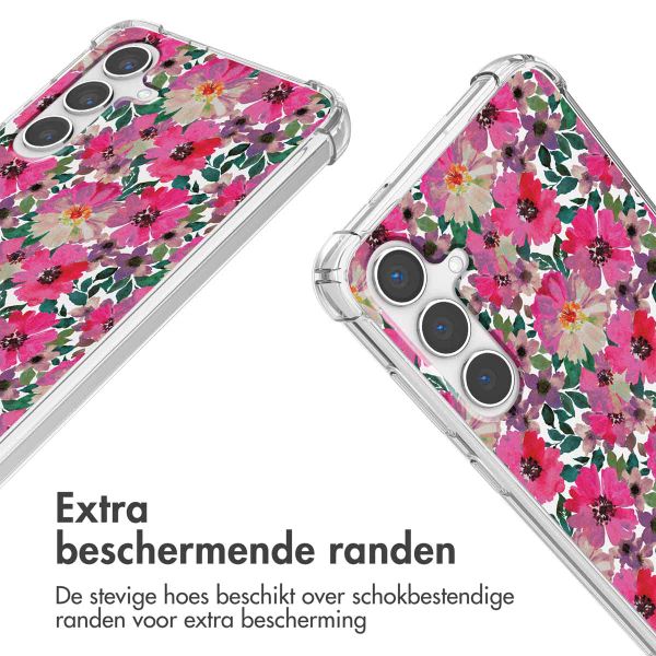 imoshion Design hoesje met koord Samsung Galaxy S24 Plus - Flower Water