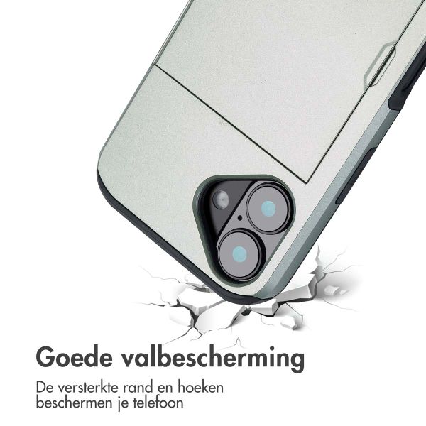 imoshion Backcover met pasjeshouder Apple iPhone 16 - Groen