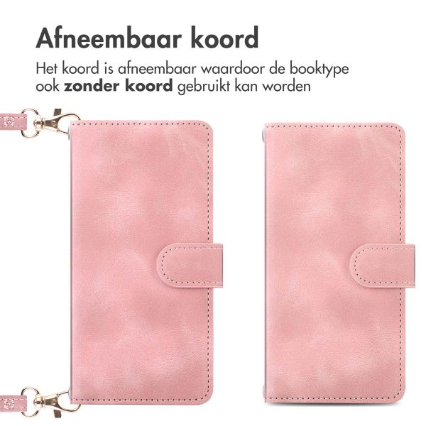 imoshion Bookcase met koord Samsung Galaxy S25 FE - Roze