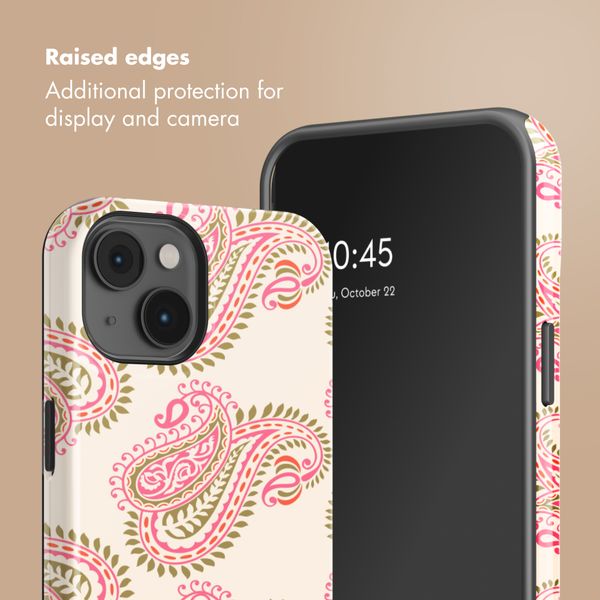 Selencia Vivid Back Cover Apple iPhone 14 - Paisley Blush