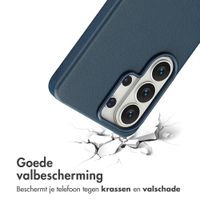 Accezz MagSafe Leather Backcover Samsung Galaxy S26 Ultra - Nightfall Blue