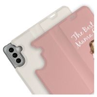 Ontwerp je eigen Compact gel bookcase hoes Samsung Galaxy A57 (5G) - Wit