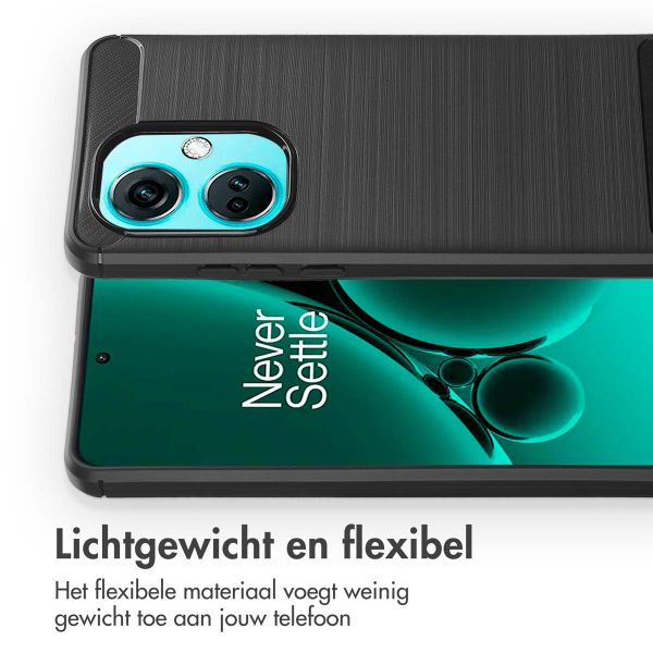 imoshion Brushed Backcover OnePlus Nord CE 3 - Zwart