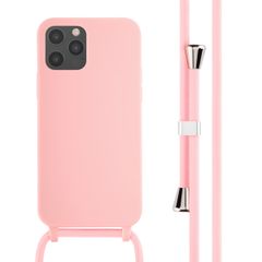 imoshion Siliconen hoesje met koord Apple iPhone 12 (Pro) - Roze