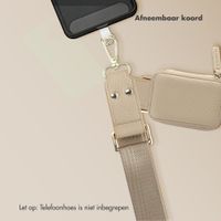 Selencia Telefoonkoord met Klein Tasje - Beige