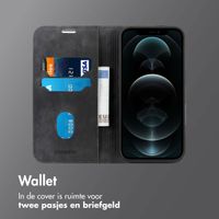 imoshion Slim Bookcase Apple iPhone 12 (Pro) - Zwart