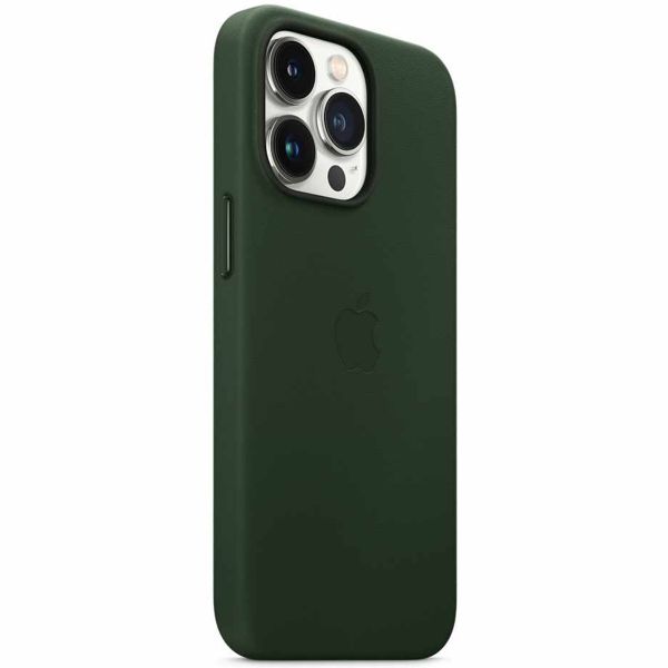Apple Leather Backcover MagSafe Apple iPhone 13 Pro - Sequoia Green