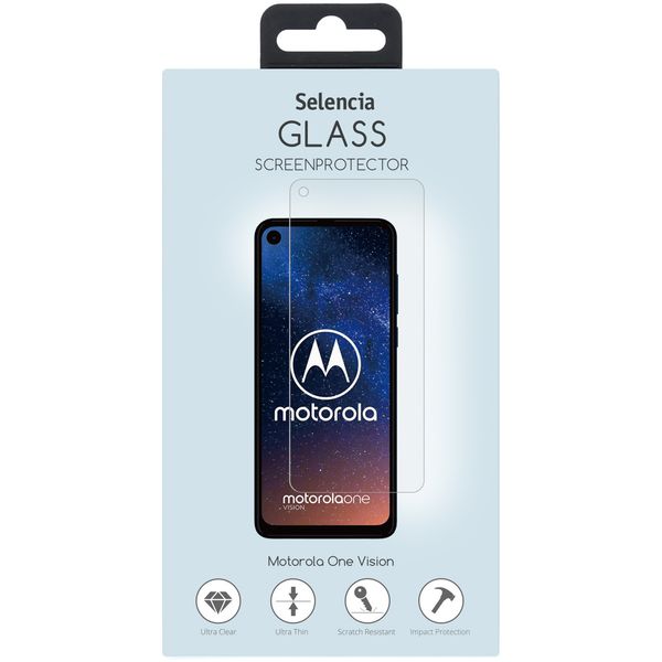 Selencia Gehard Glas Screenprotector Motorola One Vision