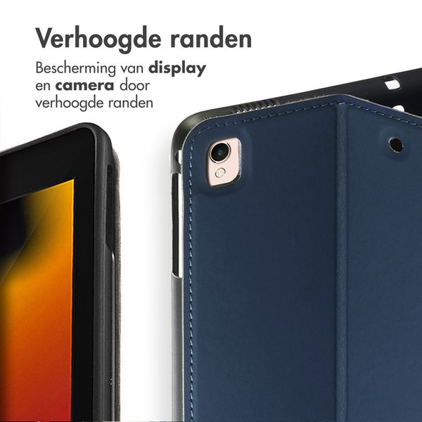 Accezz Classic Tablet Case Apple iPad 6 (2018) 9.7 inch / iPad 5 (2017) 9.7 inch / Air 2 (2014)/Air 1 (2013) - Donkerblauw