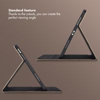 Selencia Riva Bookcase Apple iPad 11 (2025) 11 inch A16 / iPad 10 (2022) 10.9 inch - Mocha Brown