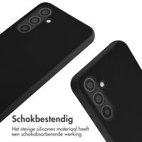 imoshion Siliconen hoesje met koord Samsung Galaxy A35 - Zwart