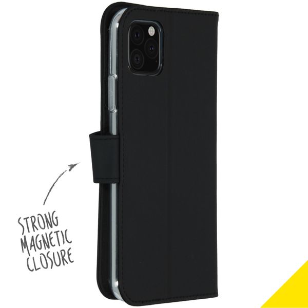 Accezz Wallet Softcase Bookcase Apple iPhone 11 Pro Max - Zwart