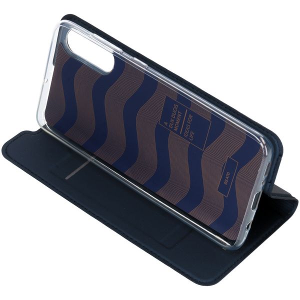 Dux Ducis Slim Softcase Bookcase Samsung Galaxy A70 - Donkerblauw