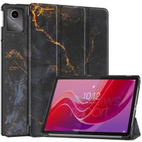 imoshion Trifold Design Bookcase Lenovo Tab M11 - Black Marble