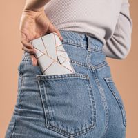 imoshion Design Softcase Bookcase Samsung Galaxy S21 FE - White Graphic