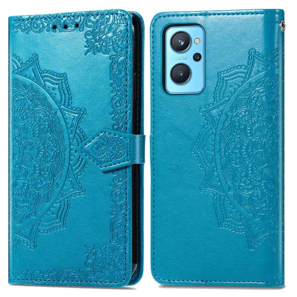 imoshion Mandala Bookcase Oppo A76 (4G) - Turquoise