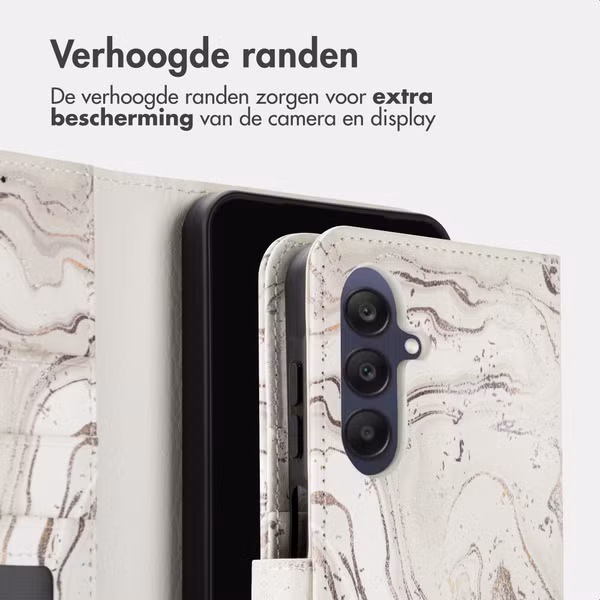 imoshion Design Bookcase Samsung Galaxy A26 - Sandy Marble