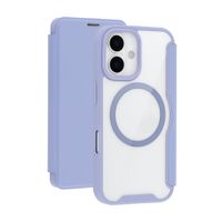imoshion Transparante Bookcase met MagSafe Apple iPhone 16 - Lila
