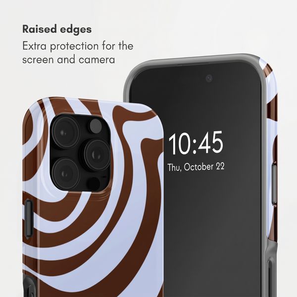Selencia Vivid Back Cover with MagSafe Apple iPhone 16 Pro - Dream Swirl Chocolate