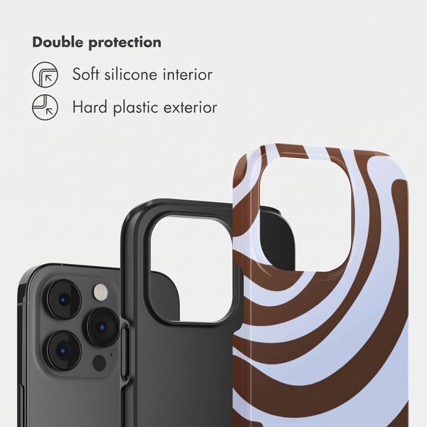 Selencia Vivid Case Apple iPhone 14 Pro - Dream Swirl Chocolate