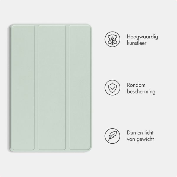 imoshion Trifold Bookcase Samsung Galaxy Tab A9 Plus - Lichtgroen