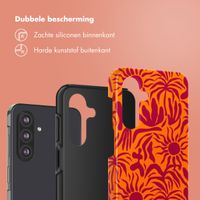 Selencia Vivid Backcover Samsung Galaxy A26 - Tropical Vibes Apricot