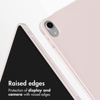 Accezz Smart Silicone Book Case Apple iPad Air 11 inch (2026) M4 / (2025) M3 / (2024) M2 / Air 5 (2022) / Air 4 (2020) - Pink