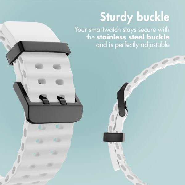 imoshion Ocean Silicone Band Samsung Galaxy Watch Ultra 2 (2026) / Ultra (2024/2025) - White