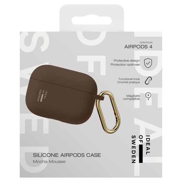 iDeal of Sweden Silicone Case Apple AirPods 5 / 4 - Mocha Mousse
