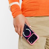 Selencia Gradient Backcover met MagSafe Apple iPhone 17 Pro - Roze / Blauw