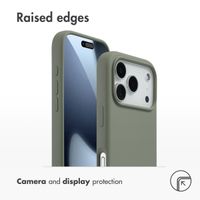 Accezz Liquid Silicone Back Cover with MagSafe Apple iPhone 17 Pro - Cooper Green