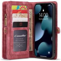 CaseMe Luxe Lederen 2 in 1 Portemonnee Bookcase iPhone 13 Mini