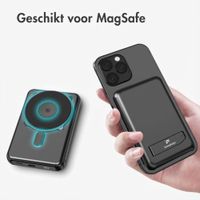 imoshion 4-in-1 MagSafe Powerbank met standaard 10.000 mAh - Power Delivery - iPhone / AirPods / Apple Watch - Zwart - Samsung Galaxy Watch 5 (40 mm)