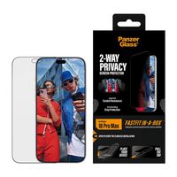 PanzerGlass Ultra Wide Fit FastFit in-a-box Privacy Screenprotector Apple iPhone 18 Pro Max