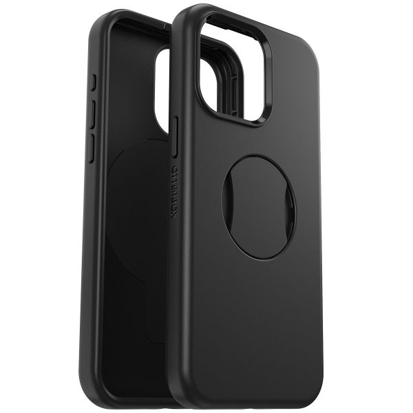 OtterBox Otter + Pop Symmetry Backcover iPhone 15 Pro Max - Zwart