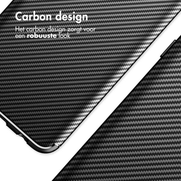 imoshion Carbon Softcase Backcover Samsung Galaxy S23 Plus - Zwart