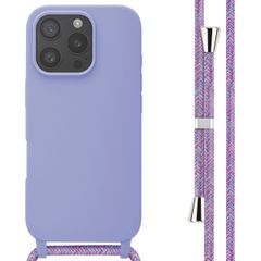 imoshion Silicone Case with Strap Apple iPhone 16 Pro - Purple