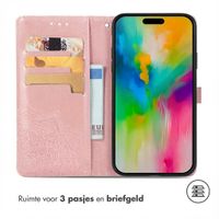 imoshion Mandala Bookcase Apple iPhone 16 - Rosé Goud