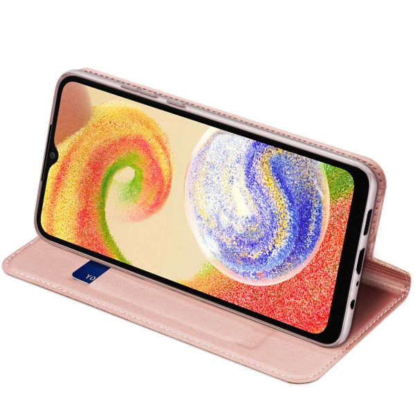 Dux Ducis Slim Softcase Bookcase Samsung Galaxy A04 - Rosé Goud