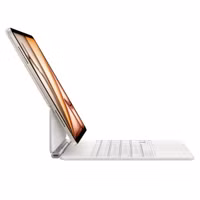 Apple Magic Keyboard iPad Air 13 inch (2025) M3 / (2024) M2 - QWERTY NL - Draadloos toetsenbord - Wit