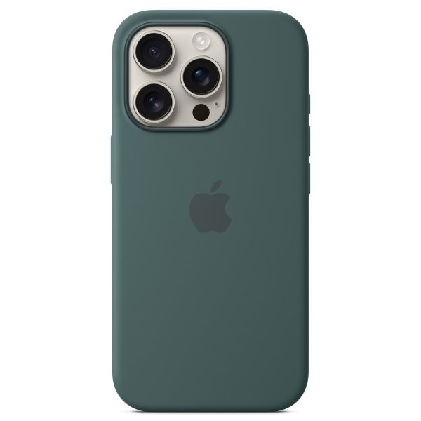 Apple Silicone Backcover MagSafe iPhone 16 Pro - Lake Green